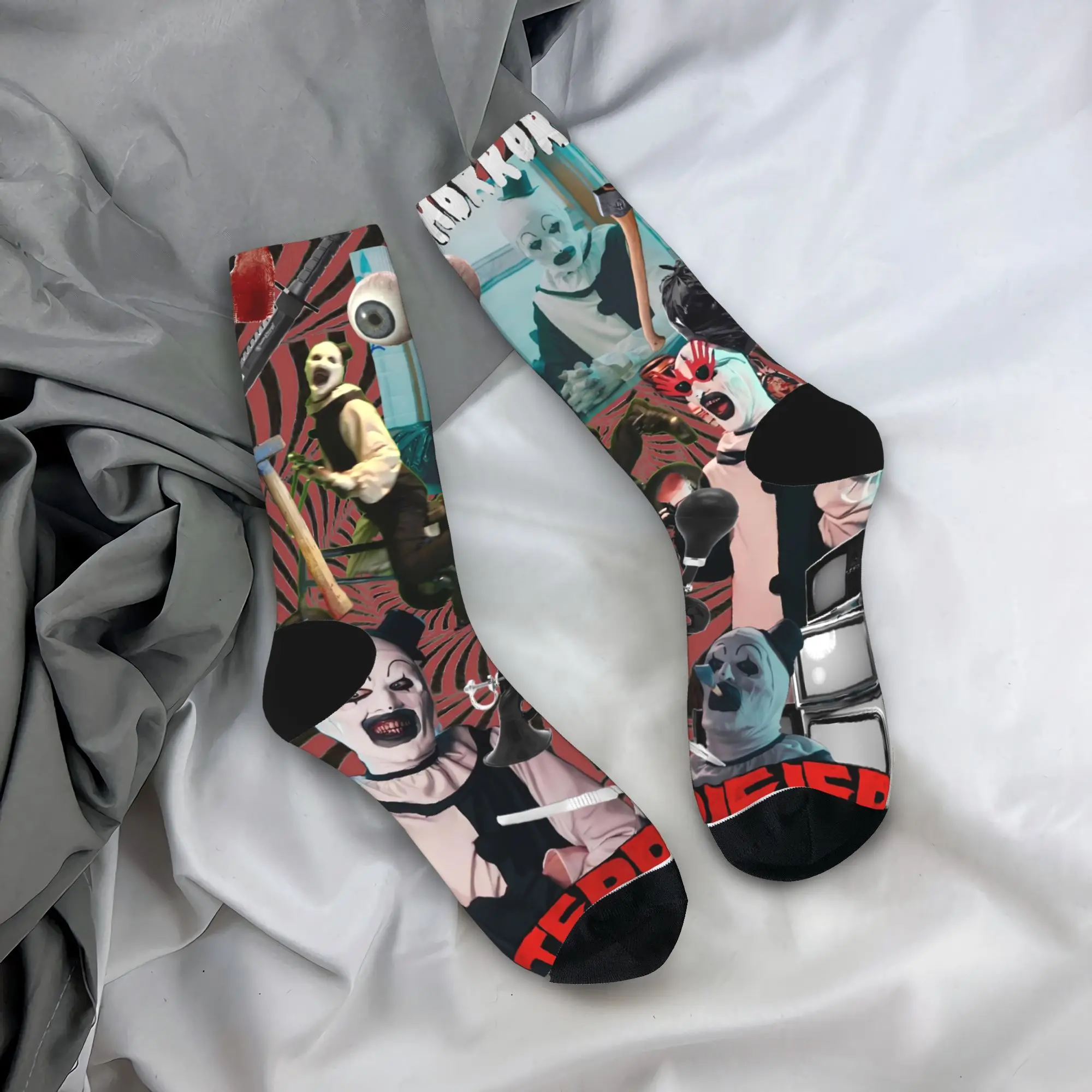 Носки для пар, ретро ужасные чулки из фильма на Хэллоуин, весенние забавные дышащие носки с узором, уличные нескользящие носки
Носки для пар, ретро ужасные чулки из фильма на Хэллоуин, весенние забавные дышащие носки с узором, уличные нескользящие носки