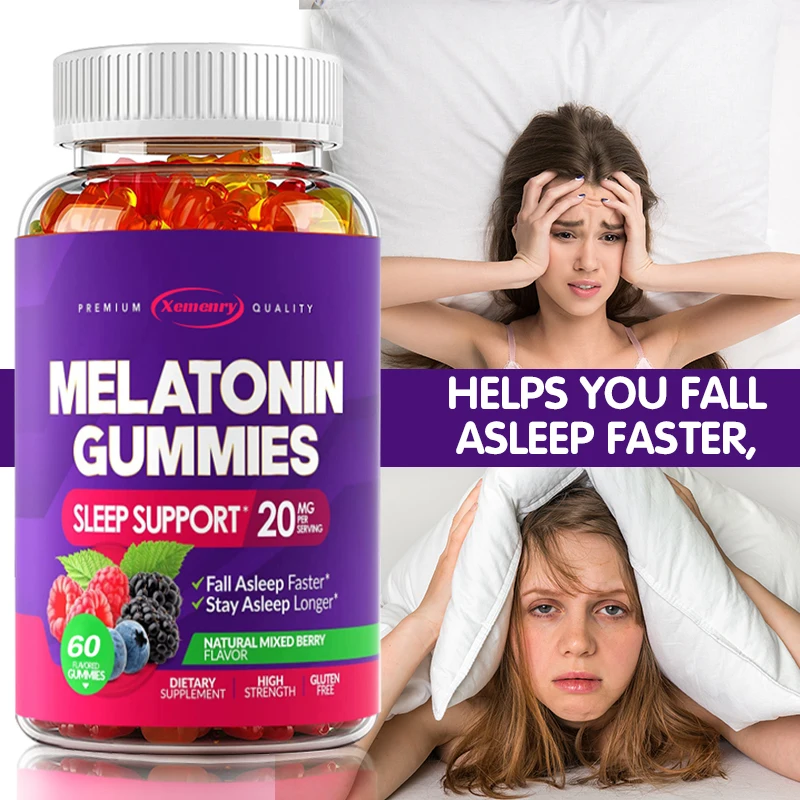 Melatonin Gummies - Sleep Aid, Relieve Stress, Fall Asleep Quickly, Improve Sleep Quality, Boost Immunity - 60 Gummies
Melatonin Gummies - Sleep Aid, Relieve Stress, Fall Asleep Quickly, Improve Sleep Quality, Boost Immunity - 60 Gummies