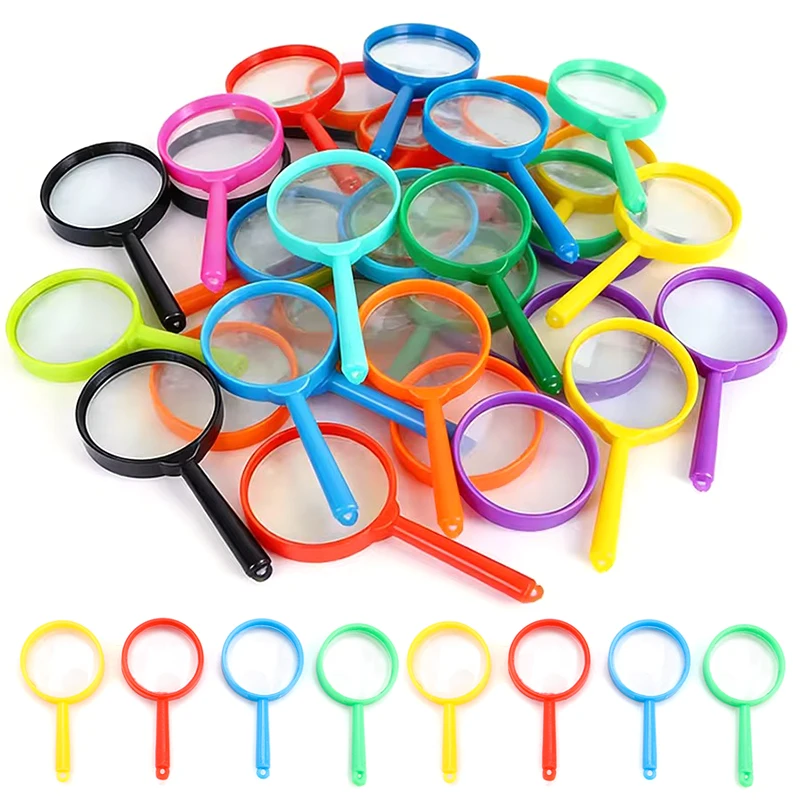 12PCS/Pack Mini Magnifying Glasses Multiple Color Portable Magnifier Creative Handheld Desktop Reading Tools School Supplies ZYF
12PCS/Pack Mini Magnifying Glasses Multiple Color Portable Magnifier Creative Handheld Desktop Reading Tools School Supplies ZYF