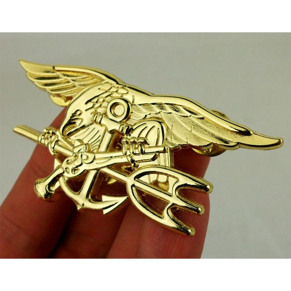 U.S. Navy SEALS Special Warfare Badge Pins US NAVY SEAL TRIDENT EAGLE BADGE PIN BROOCH
U.S. Navy SEALS Special Warfare Badge Pins US NAVY SEAL TRIDENT EAGLE BADGE PIN BROOCH
