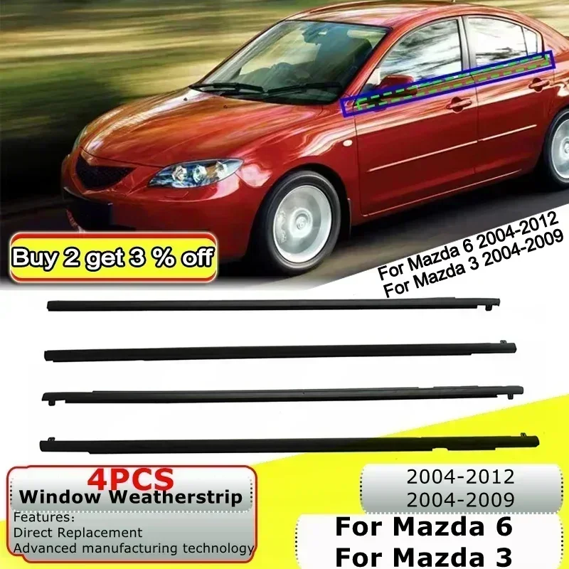 Для Mazda 6 2004-2012 для Mazda 3 2004-2009, уплотнитель для окна автомобиля, уплотнитель ремня, уплотнительные ленты, резиновое наружное уплотнение оконного стекла
Для Mazda 6 2004-2012 для Mazda 3 2004-2009, уплотнитель для окна автомобиля, уплотнитель ремня, уплотнительные ленты, резиновое наружное уплотнение оконного стекла