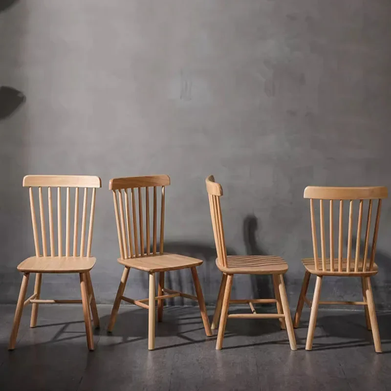 Dining Chairs Scandinavian Oak Backrest Household Leisure Chair Modern Simple Sillas De Comedor Dining Room Dining Furniture
Dining Chairs Scandinavian Oak Backrest Household Leisure Chair Modern Simple Sillas De Comedor Dining Room Dining Furniture