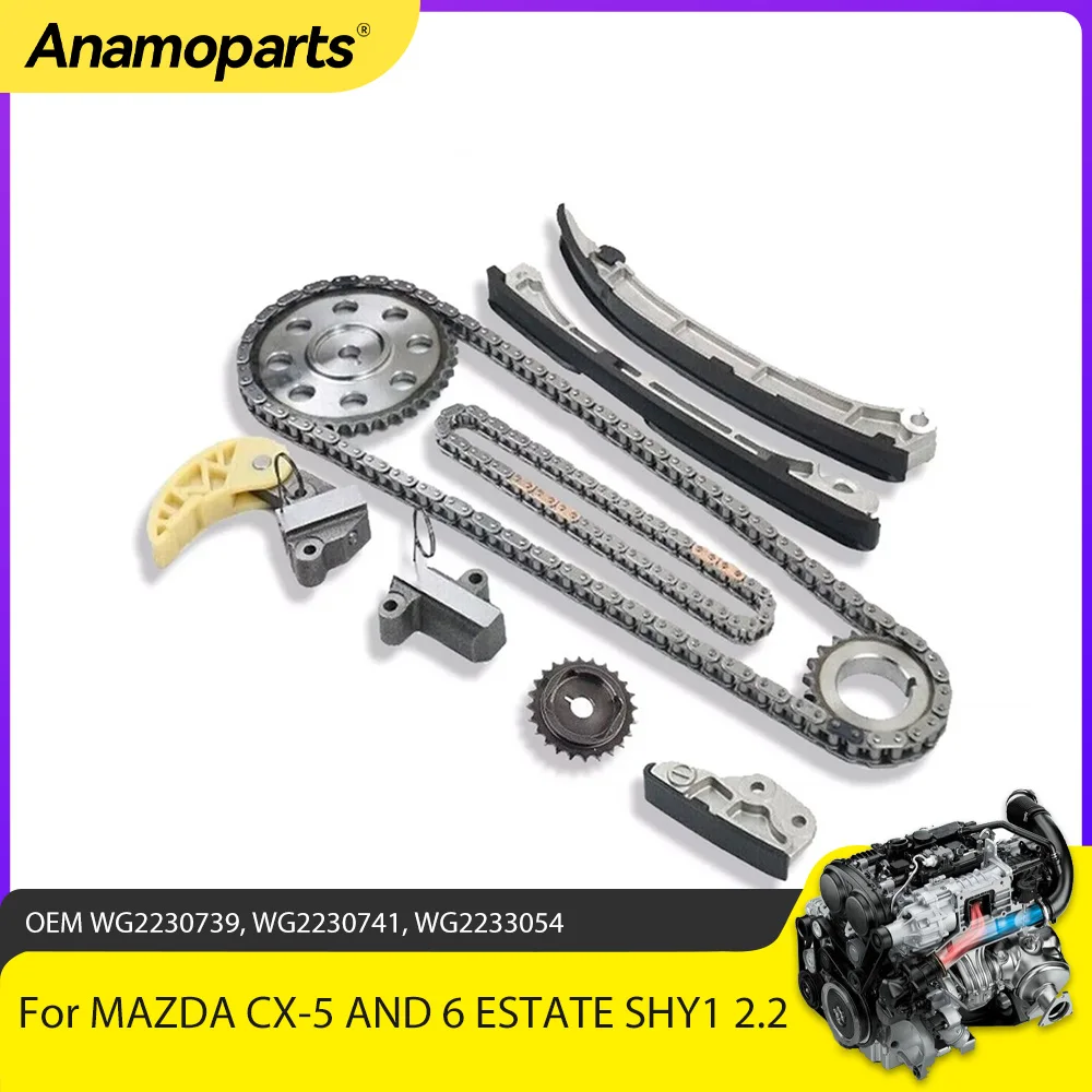 Engine Parts Timing Chain Kit Fit 2.2 L FOR Mazda CX-5 Skyactiv-D Hatchback Van 6 Estate Saloon SHY4 SHY6 SH-VPTS 2.2L 2012-2020
Engine Parts Timing Chain Kit Fit 2.2 L FOR Mazda CX-5 Skyactiv-D Hatchback Van 6 Estate Saloon SHY4 SHY6 SH-VPTS 2.2L 2012-2020
