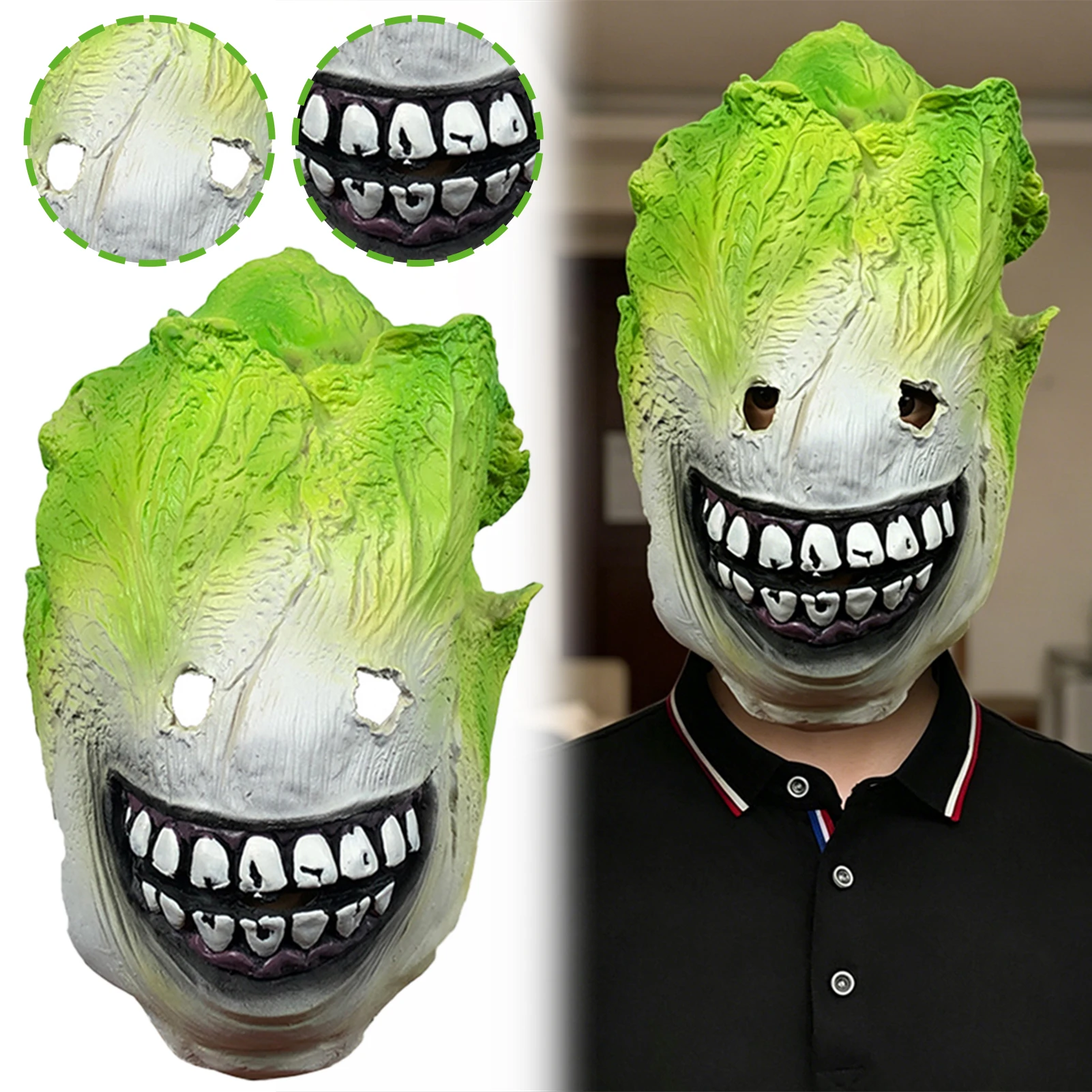 Funny Game Cabbage Headgears Mask Stand Out With Unique Design.c For Scary Halloween Party Prop Accessories
Funny Game Cabbage Headgears Mask Stand Out With Unique Design.c For Scary Halloween Party Prop Accessories