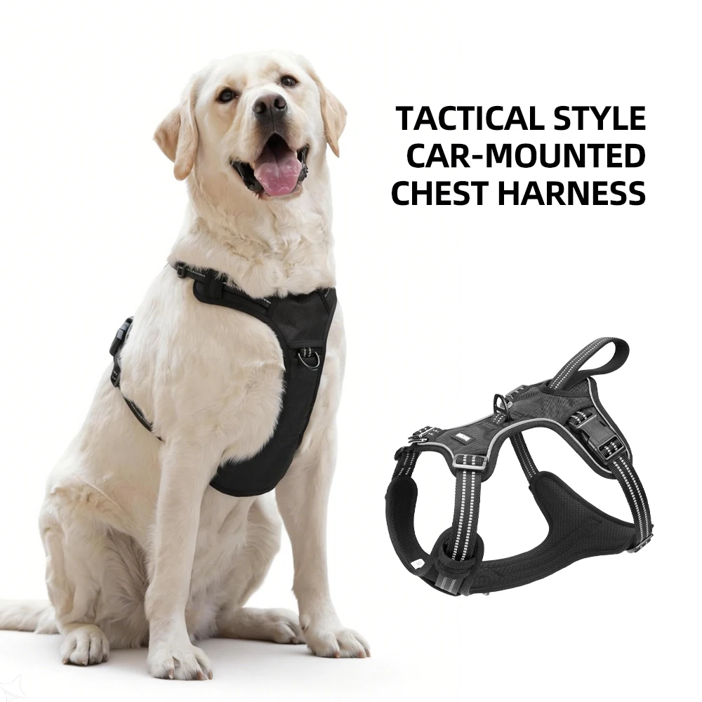 Car Safety Dog Harness for Medium and Large Breeds – Anti-Escape & No-Pull Design
Car Safety Dog Harness for Medium and Large Breeds – Anti-Escape & No-Pull Design