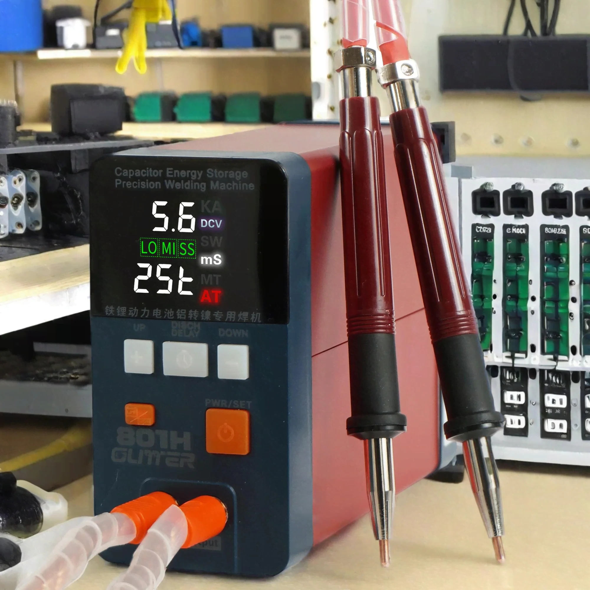 801H 3500A High Current Pulse Spot Welding Machine Lithium Iron Phosphate Batteries Can Be Welded Welding Aluminum And Nickel
801H 3500A High Current Pulse Spot Welding Machine Lithium Iron Phosphate Batteries Can Be Welded Welding Aluminum And Nickel