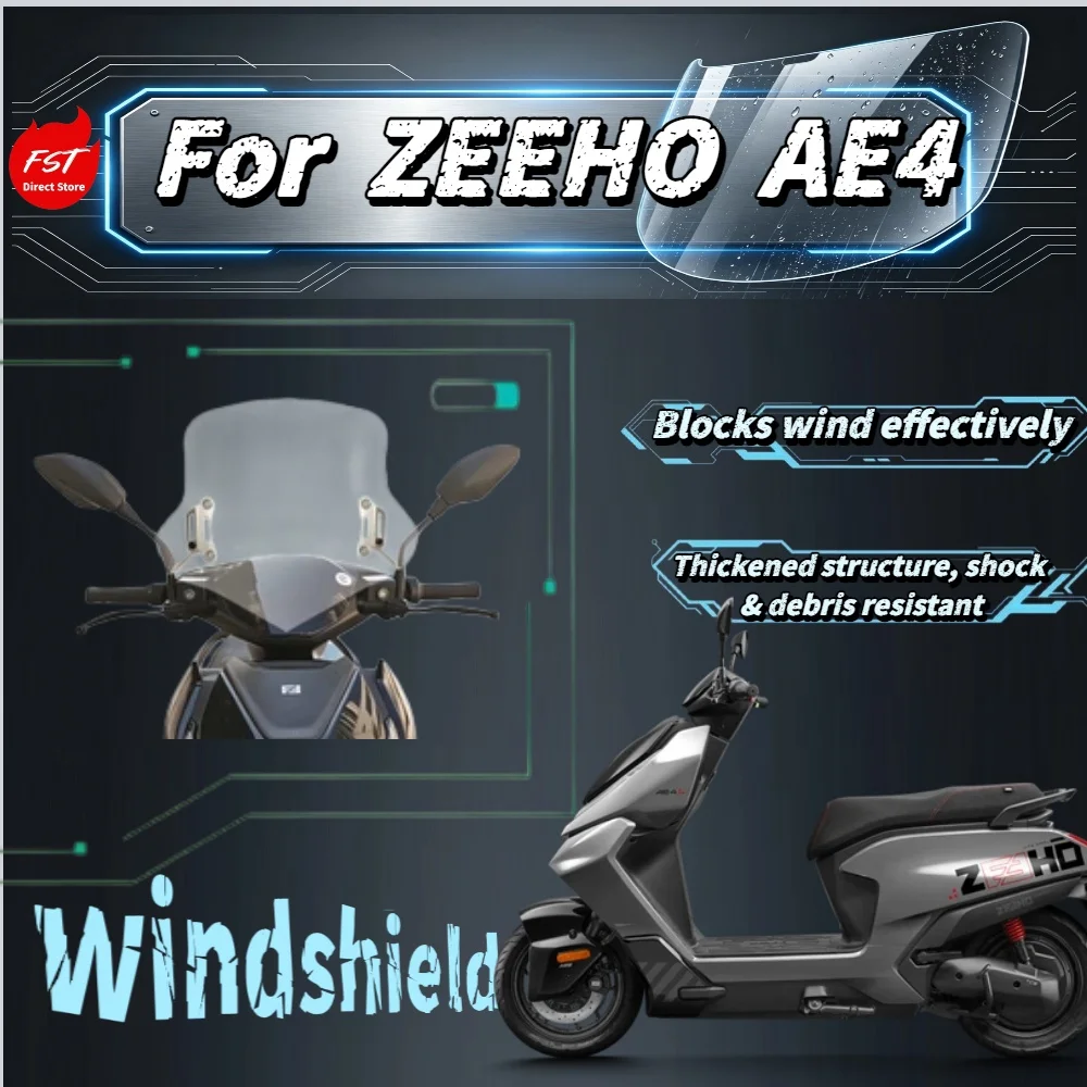 For ZEEHO AE4 Raised Widened Windshield Modified Front Windscreen High Clear Electric Scooter Parts
For ZEEHO AE4 Raised Widened Windshield Modified Front Windscreen High Clear Electric Scooter Parts