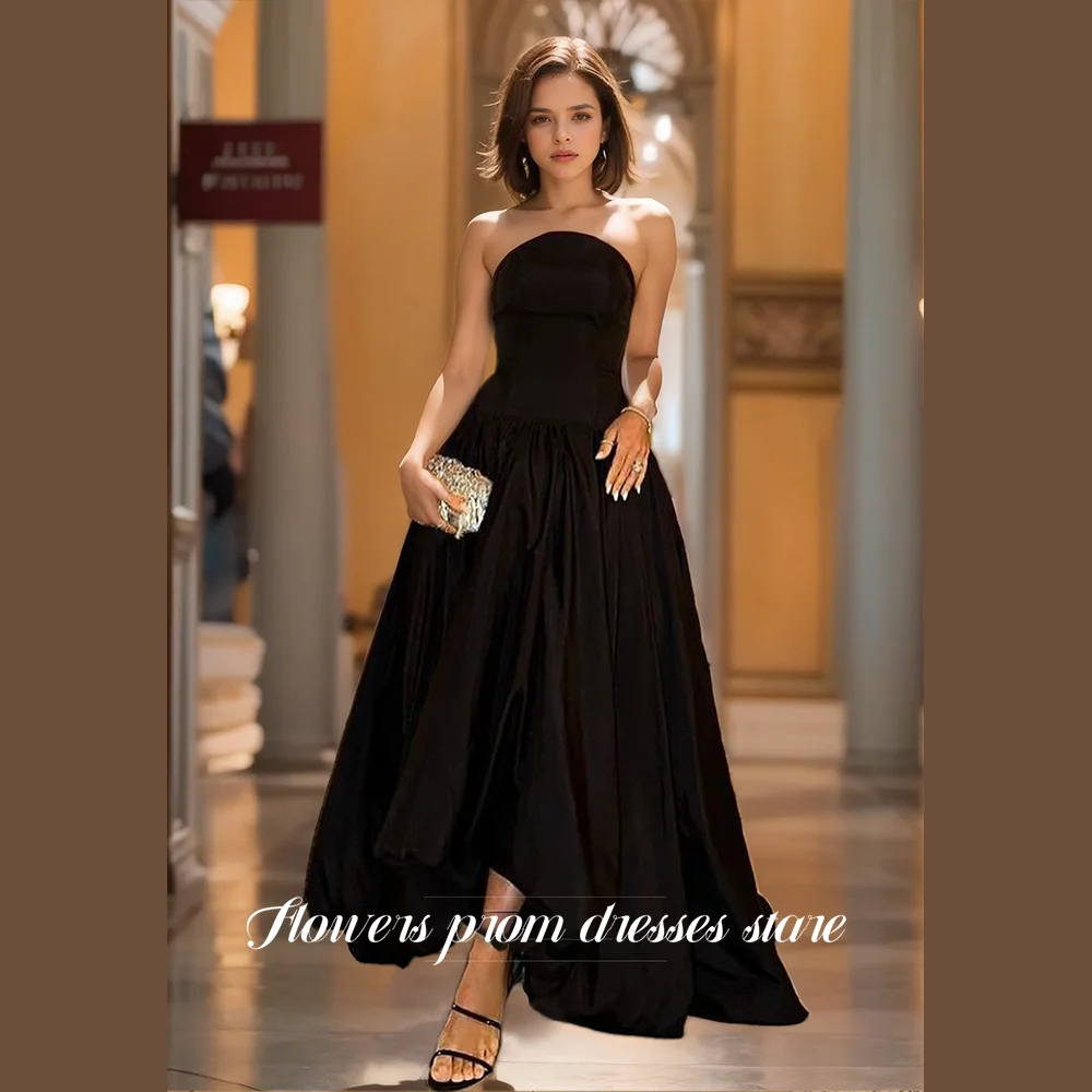 Flowers Prom A Line Party Dress Strapless Evening Dress High Low Formal Party Dresses for Women Classic Celebrity Dress Vestidos
Flowers Prom A Line Party Dress Strapless Evening Dress High Low Formal Party Dresses for Women Classic Celebrity Dress Vestidos