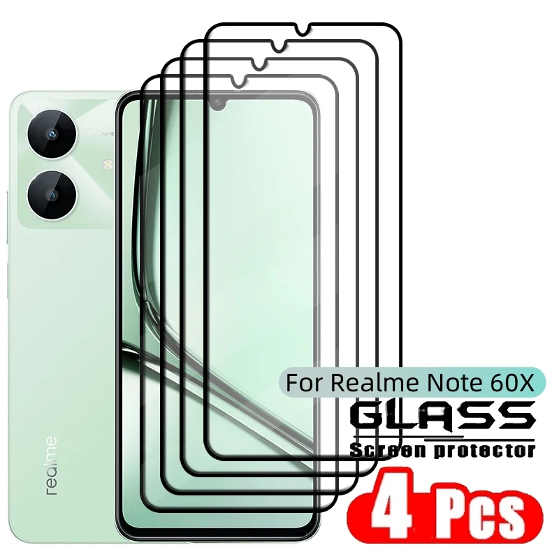 4PCS Full Cover Glass For Realme Note 60X Glass OPPO Realme Note 60X Tempered Glass Full Cover Screen Protector Realme Note 60X
4PCS Full Cover Glass For Realme Note 60X Glass OPPO Realme Note 60X Tempered Glass Full Cover Screen Protector Realme Note 60X