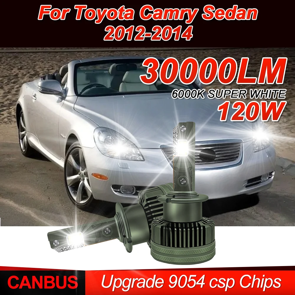 Светодиодные фары Canbus 30000LM Автомобильные фары 6000K HID Ксеноновые лампы 12 В Plug And Play для Toyota Camry Sedan 2012 2013 2014
Светодиодные фары Canbus 30000LM Автомобильные фары 6000K HID Ксеноновые лампы 12 В Plug And Play для Toyota Camry Sedan 2012 2013 2014