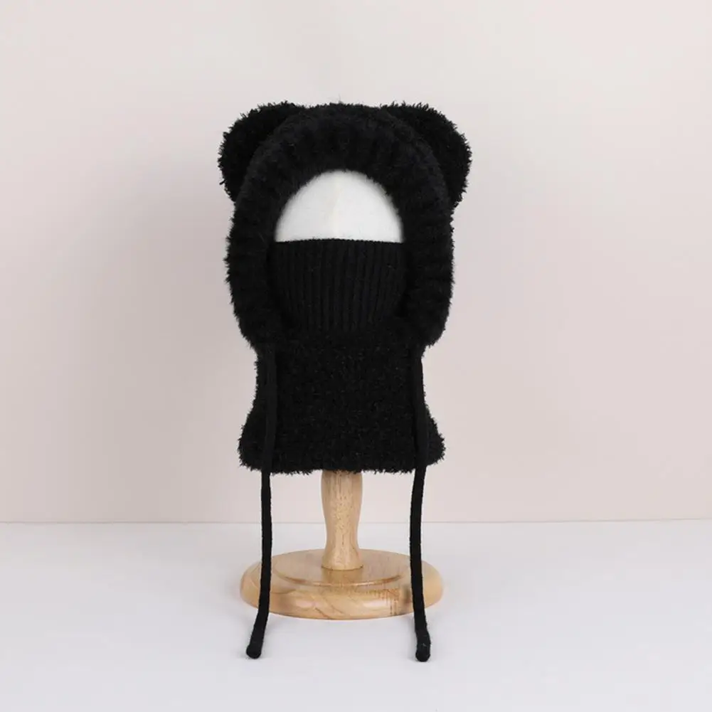 Cozy Child Cap Soft Baby Hat Cozy Plush Bear Ear Winter Hat with Face Guard Neck Warmer for Kids Windproof Warm for Weather 
Cozy Child Cap Soft Baby Hat Cozy Plush Bear Ear Winter Hat with Face Guard Neck Warmer for Kids Windproof Warm for Weather