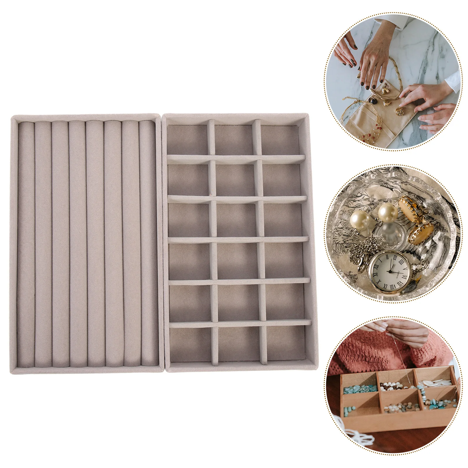 2pcs Storage Box Small Showcase Display Tray ganizer Large Capacity Earring Jewelry Storage Holder Ring Holder
2pcs Storage Box Small Showcase Display Tray ganizer Large Capacity Earring Jewelry Storage Holder Ring Holder