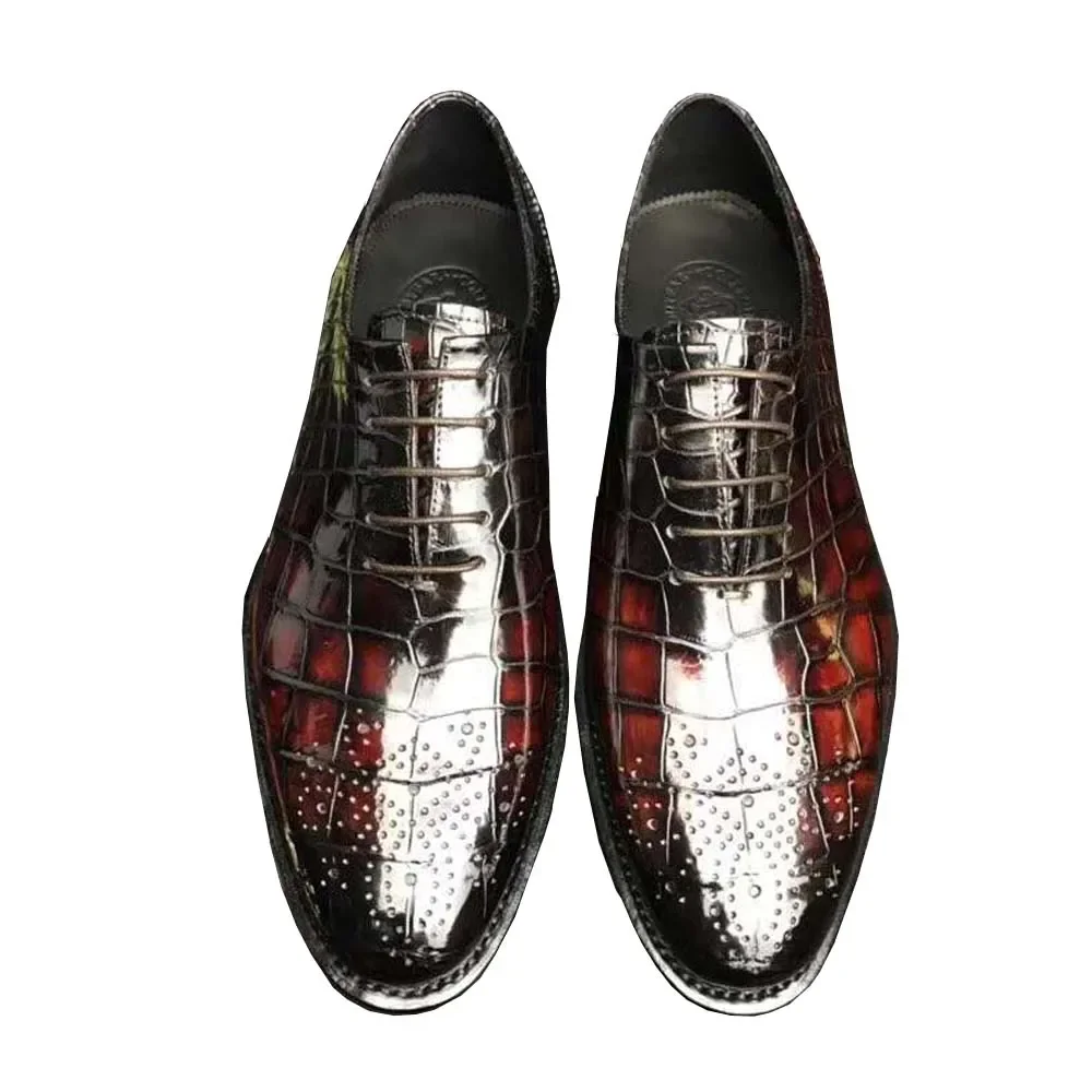 chue new men dress shoes men formal crocdile leather men shoes wedding business dinner carving
chue new men dress shoes men formal crocdile leather men shoes wedding business dinner carving