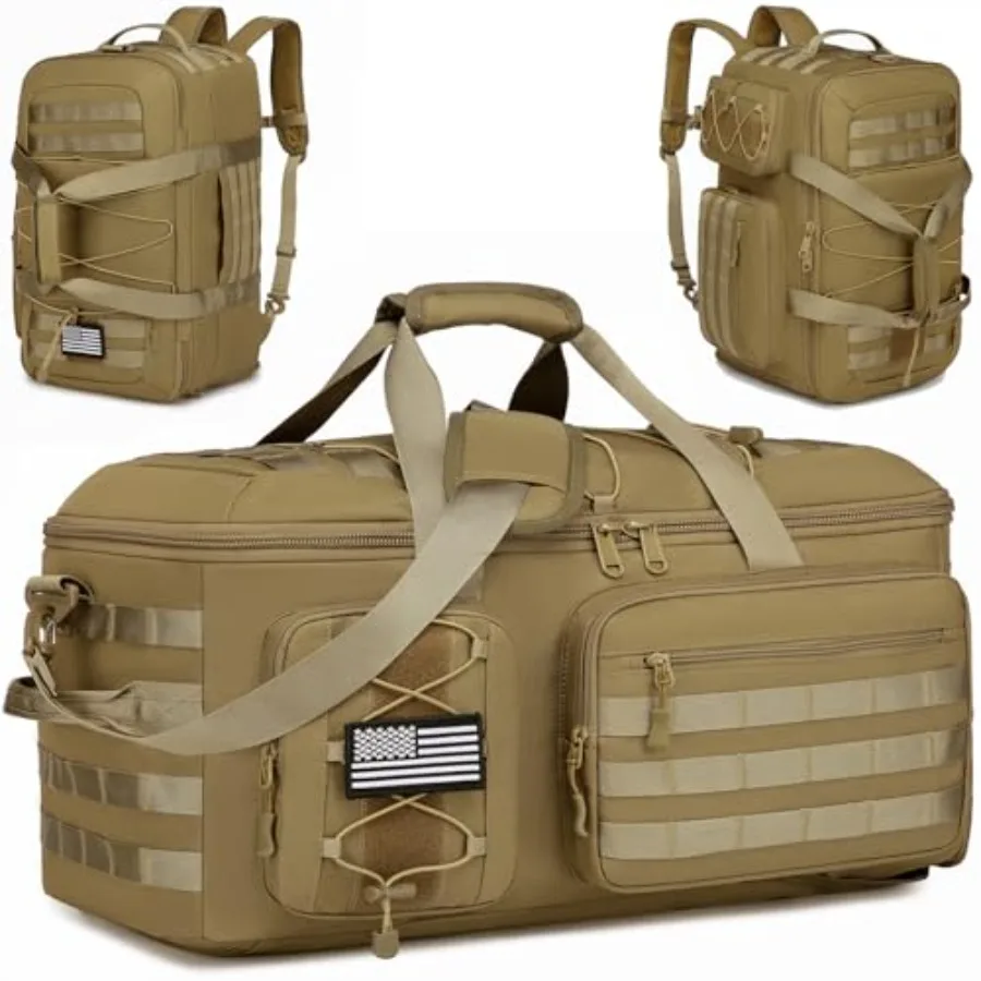 Gym Bags for Men 3 in 1 Travel Duffle Bag with Shoe Compartment Tactical Military Backpack for Overnight Weekender Gym Travelin
Gym Bags for Men 3 in 1 Travel Duffle Bag with Shoe Compartment Tactical Military Backpack for Overnight Weekender Gym Travelin