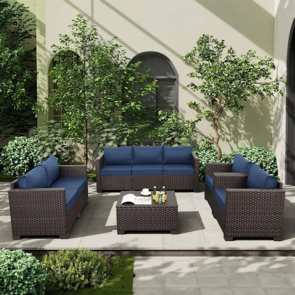 Patio Furniture Set 5 Pieces Outdoor Furniture Set Outdoor Couch Coffee Table with Storage No-Slip Cushions and, Customized
Patio Furniture Set 5 Pieces Outdoor Furniture Set Outdoor Couch Coffee Table with Storage No-Slip Cushions and, Customized