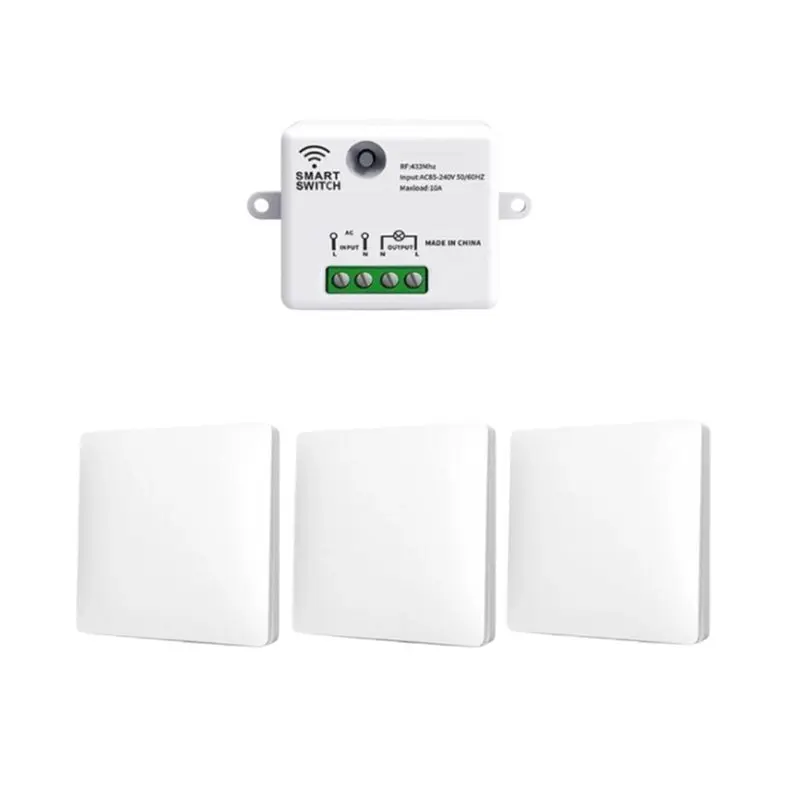 Y45A-Smart Wireless Self-Powered RF 433Mhz Switch Remote Control Waterproof No Wiring Required For Home Installation
Y45A-Smart Wireless Self-Powered RF 433Mhz Switch Remote Control Waterproof No Wiring Required For Home Installation