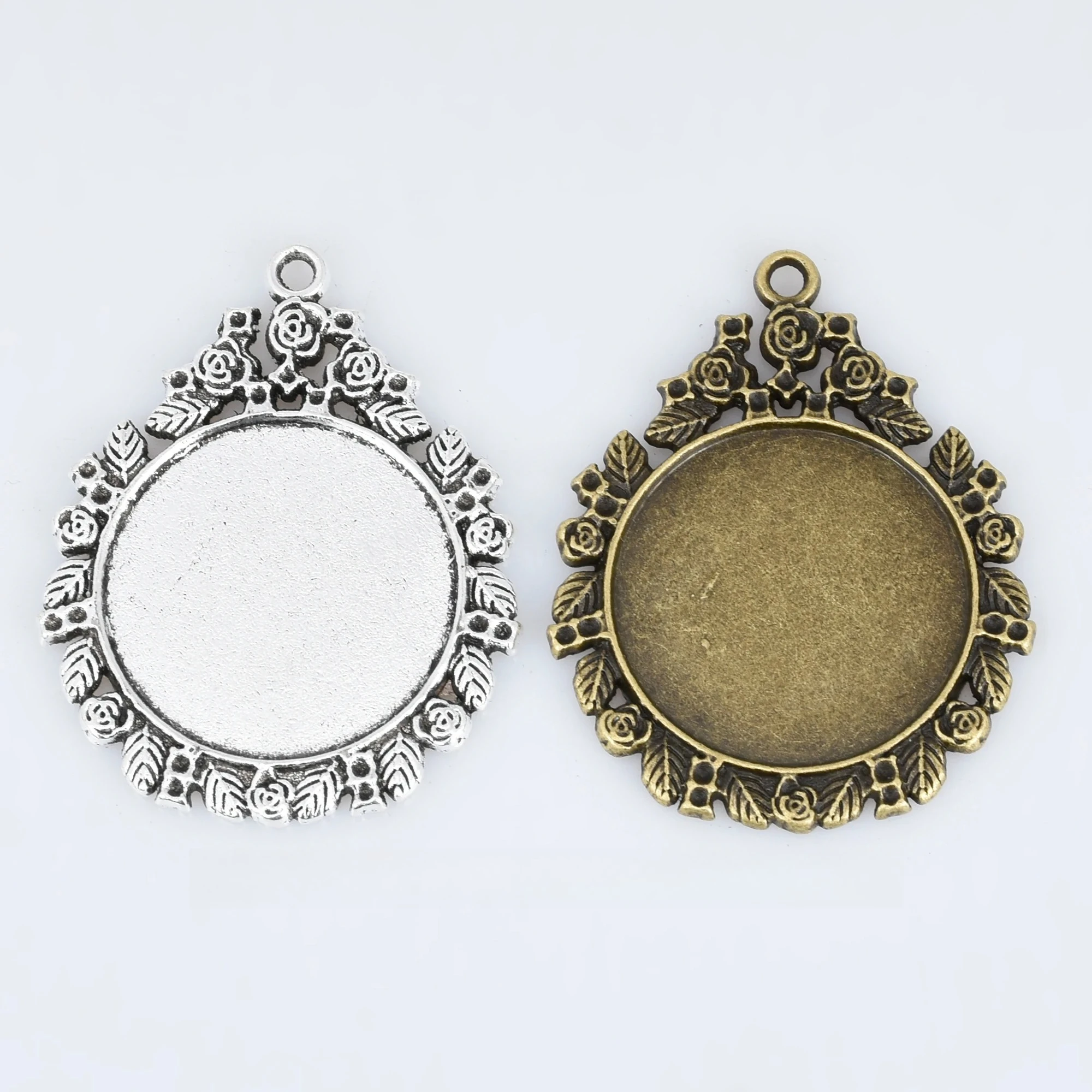 25mm Alloy Pendant Tray Blank Bezel Round Cabochon Trays Circle Blanks Diy Charm 10pcs
25mm Alloy Pendant Tray Blank Bezel Round Cabochon Trays Circle Blanks Diy Charm 10pcs