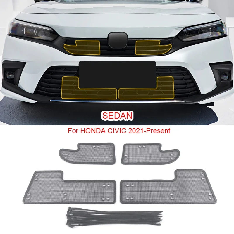 Car Insect Screening Mesh Front Grille Insert Net Styling Stainless Steel For HONDA CIVIC 2016-2025 External Auto Accessoories
Car Insect Screening Mesh Front Grille Insert Net Styling Stainless Steel For HONDA CIVIC 2016-2025 External Auto Accessoories