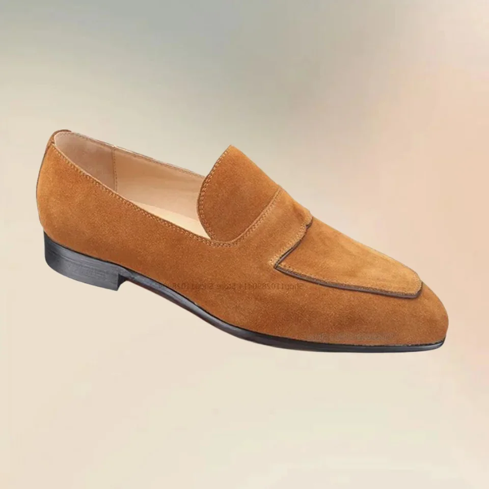 Brown Flock Abrazine Breathable Men's Loafers Fashion Comfort Slip On Men Shoes Handmade Runway Novel Low Top Men Casual Shoes
Brown Flock Abrazine Breathable Men's Loafers Fashion Comfort Slip On Men Shoes Handmade Runway Novel Low Top Men Casual Shoes