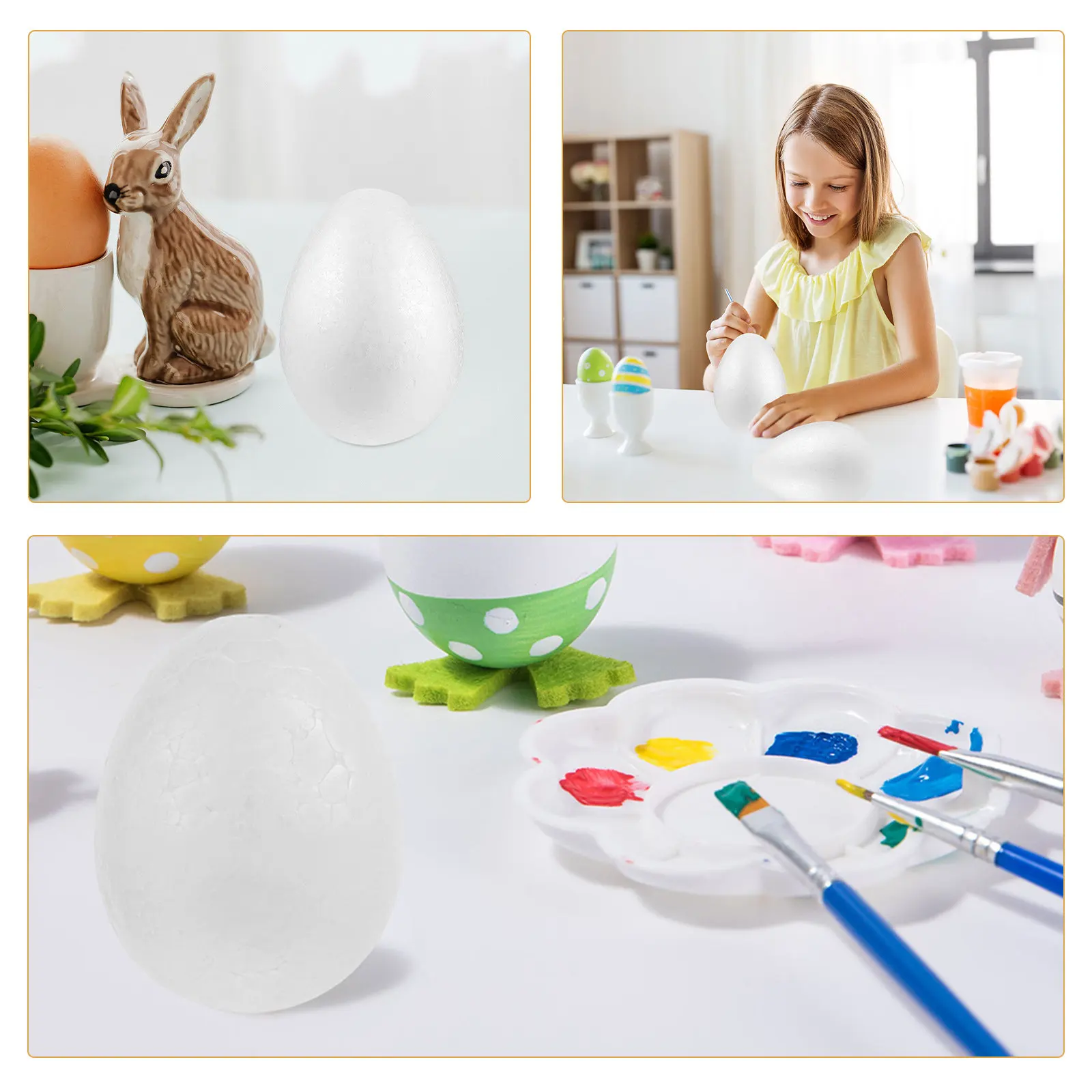 Набор из 3 неокрашенных декоративных пасхальных яиц оптом для раскрашивания, поделок, праздничного декора и детских занятий
Набор из 3 неокрашенных декоративных пасхальных яиц оптом для раскрашивания, поделок, праздничного декора и детских занятий