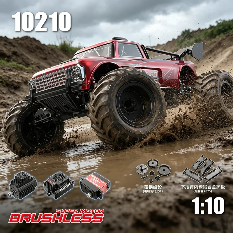 MJX Hyper Go 1 10 10210 Brushless 4WD High Speed Rc Monster Truck Off Road All Terrain Remote Control Car Original Battery
MJX Hyper Go 1 10 10210 Brushless 4WD High Speed Rc Monster Truck Off Road All Terrain Remote Control Car Original Battery