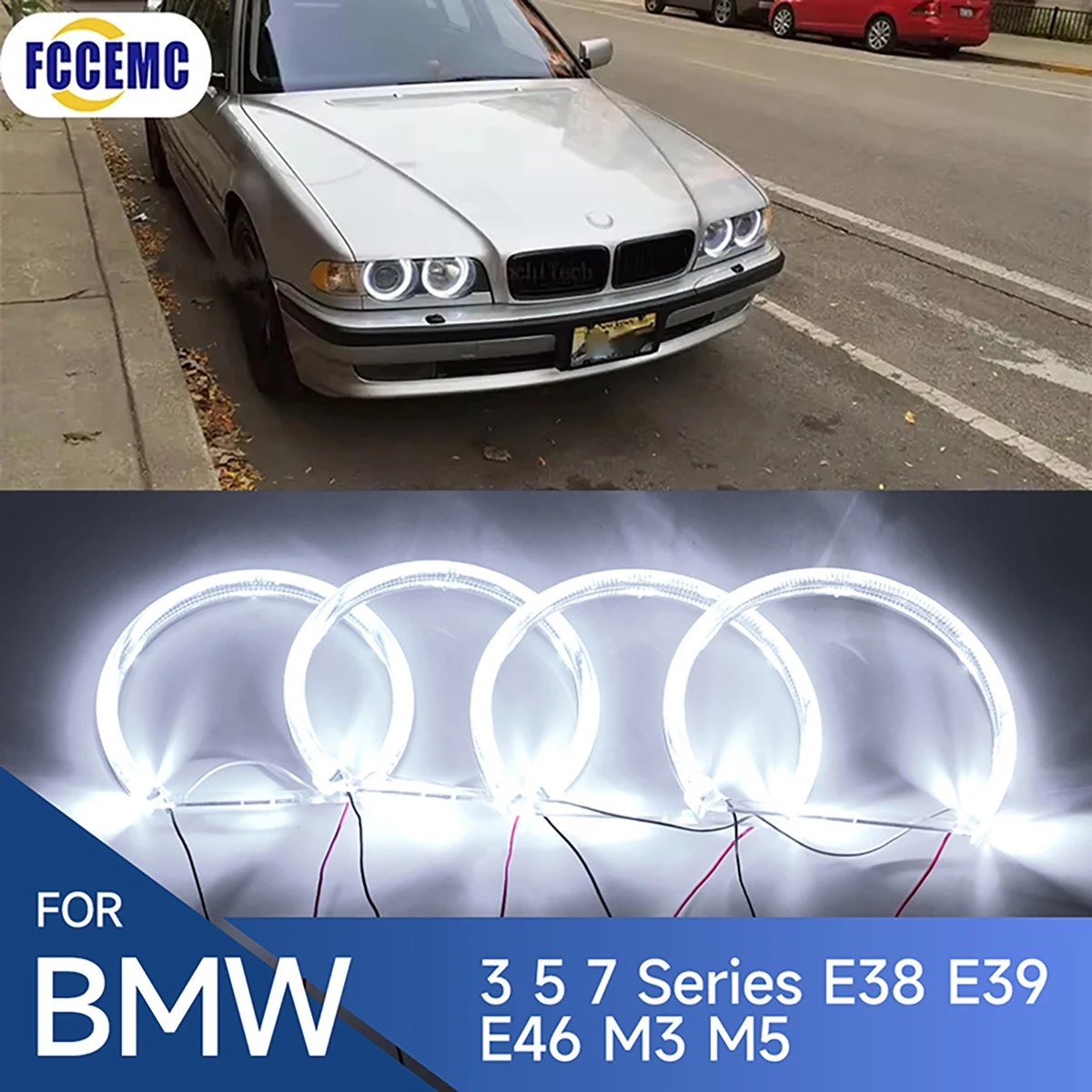 131 мм, 146 мм Φ, глаза ангела для BMW 3, 5, 7 серии, E46, E39, E36, E38, автомобильные галогенные огни, автомобильные аксессуары, самостоятельная Настройка дневных фотографий
131 мм, 146 мм Φ, глаза ангела для BMW 3, 5, 7 серии, E46, E39, E36, E38, автомобильные галогенные огни, автомобильные аксессуары, самостоятельная Настройка дневных фотографий