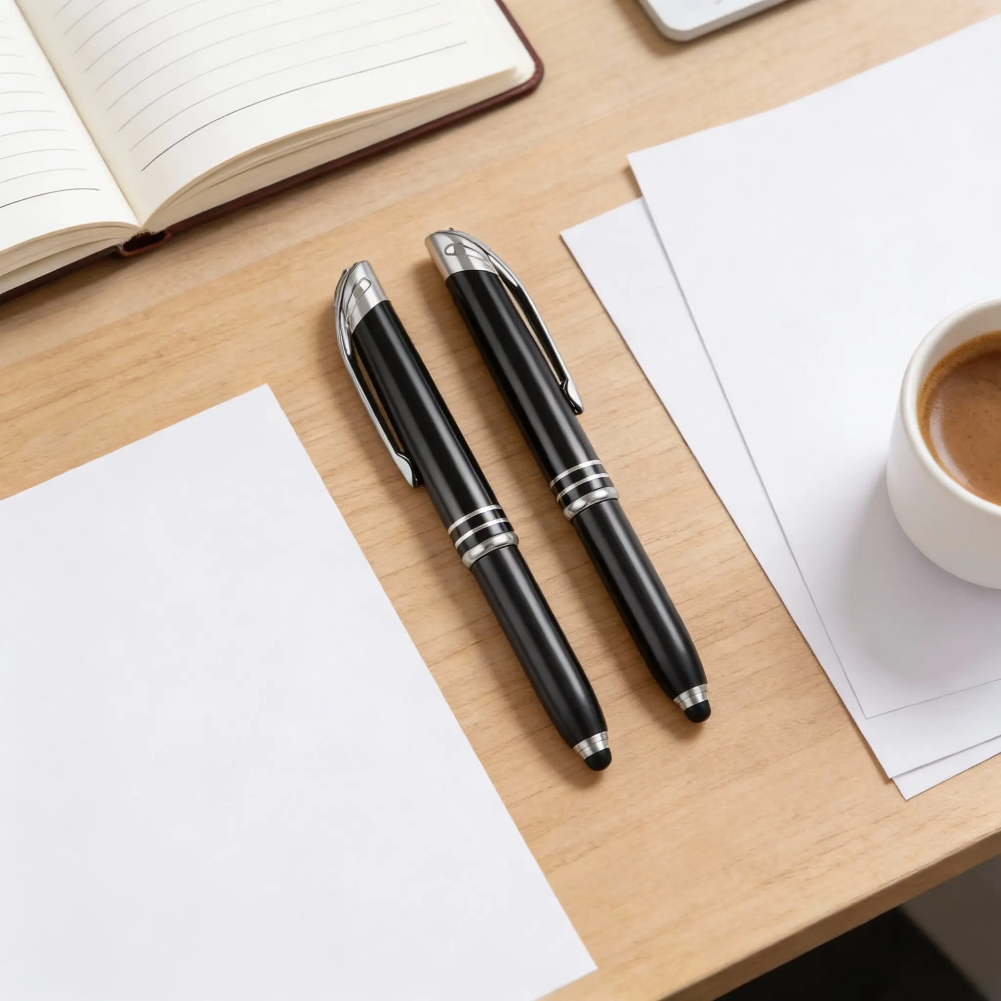 2Pcs Glow in The Dark Ballpoint Pens LED Writing Pen Metal Design Smooth Writing for Journaling Office School Black
2Pcs Glow in The Dark Ballpoint Pens LED Writing Pen Metal Design Smooth Writing for Journaling Office School Black