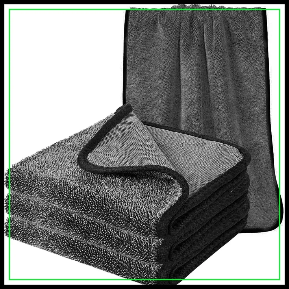 3-Pack Microfiber Cleaning Cloths, 15.7x23.6in, Absorbent Towels for Glass, Car, Bathroom
3-Pack Microfiber Cleaning Cloths, 15.7x23.6in, Absorbent Towels for Glass, Car, Bathroom