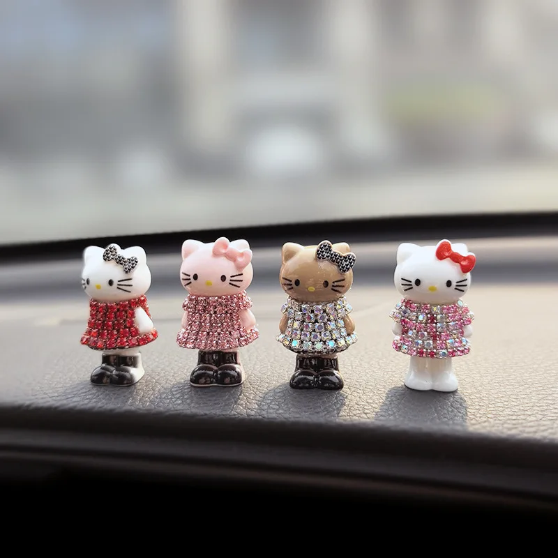 4PCS Diamond Studded Cute Hello Kitty Car Interior Accessories Center Console Screen Princess Ornament Decoration For Women
4PCS Diamond Studded Cute Hello Kitty Car Interior Accessories Center Console Screen Princess Ornament Decoration For Women