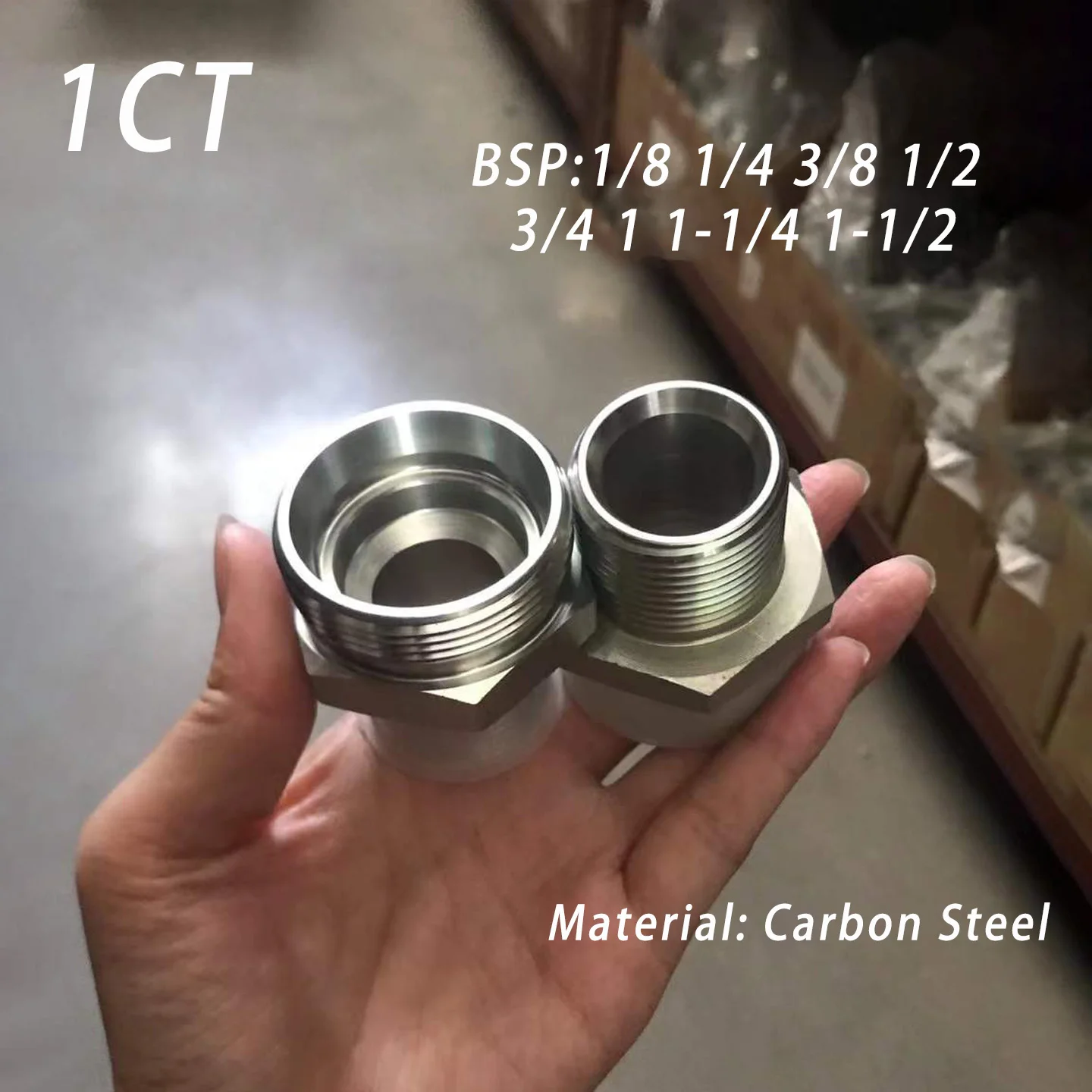 High Pressure Hydraulic Adapter BSP Male to Metric Thread Sleeve Fitting Leak Proof Transition Joint Connector 1/8"–1-1/2"
High Pressure Hydraulic Adapter BSP Male to Metric Thread Sleeve Fitting Leak Proof Transition Joint Connector 1/8"–1-1/2"