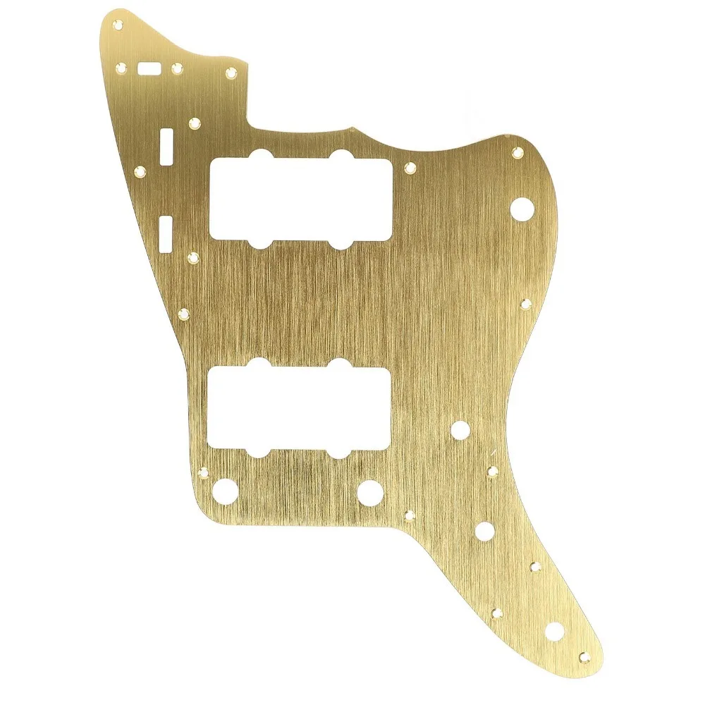 13 Mounting Holes Guitar Pickguard Gold/Silver/Black Aluminum Alloy Scratch Plate Electric Guitar Pickguard Replacement
13 Mounting Holes Guitar Pickguard Gold/Silver/Black Aluminum Alloy Scratch Plate Electric Guitar Pickguard Replacement