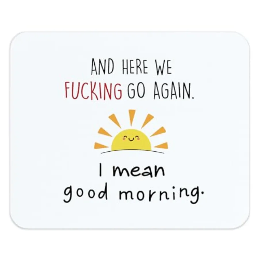 Funny Sunshine Mouse Pad for Desk, Sarcastic Gifts for Coworkers, 9.5x8 Inch
Funny Sunshine Mouse Pad for Desk, Sarcastic Gifts for Coworkers, 9.5x8 Inch