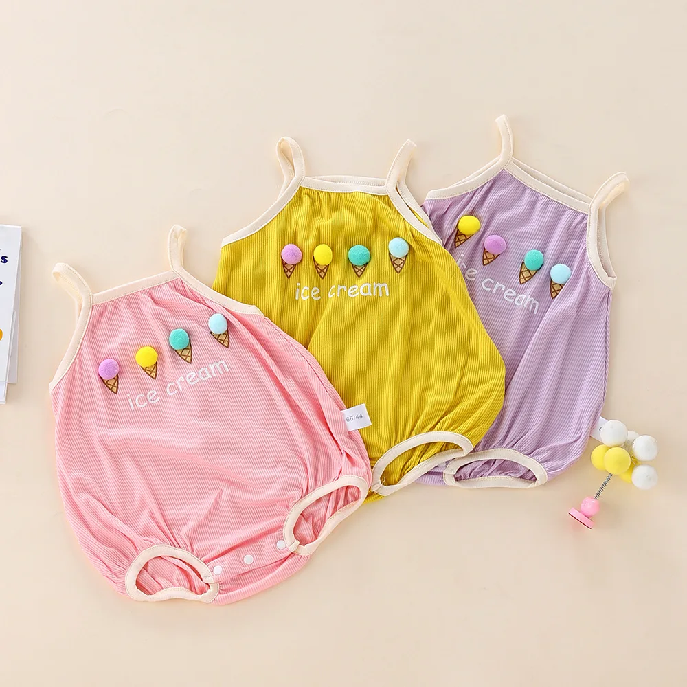 MILANCEL New Summer Infant Bodysuit 0-24M Cute Ice Cream Toddler Letter Suspenders Jumpsuit Baby Sweet One Piece
MILANCEL New Summer Infant Bodysuit 0-24M Cute Ice Cream Toddler Letter Suspenders Jumpsuit Baby Sweet One Piece