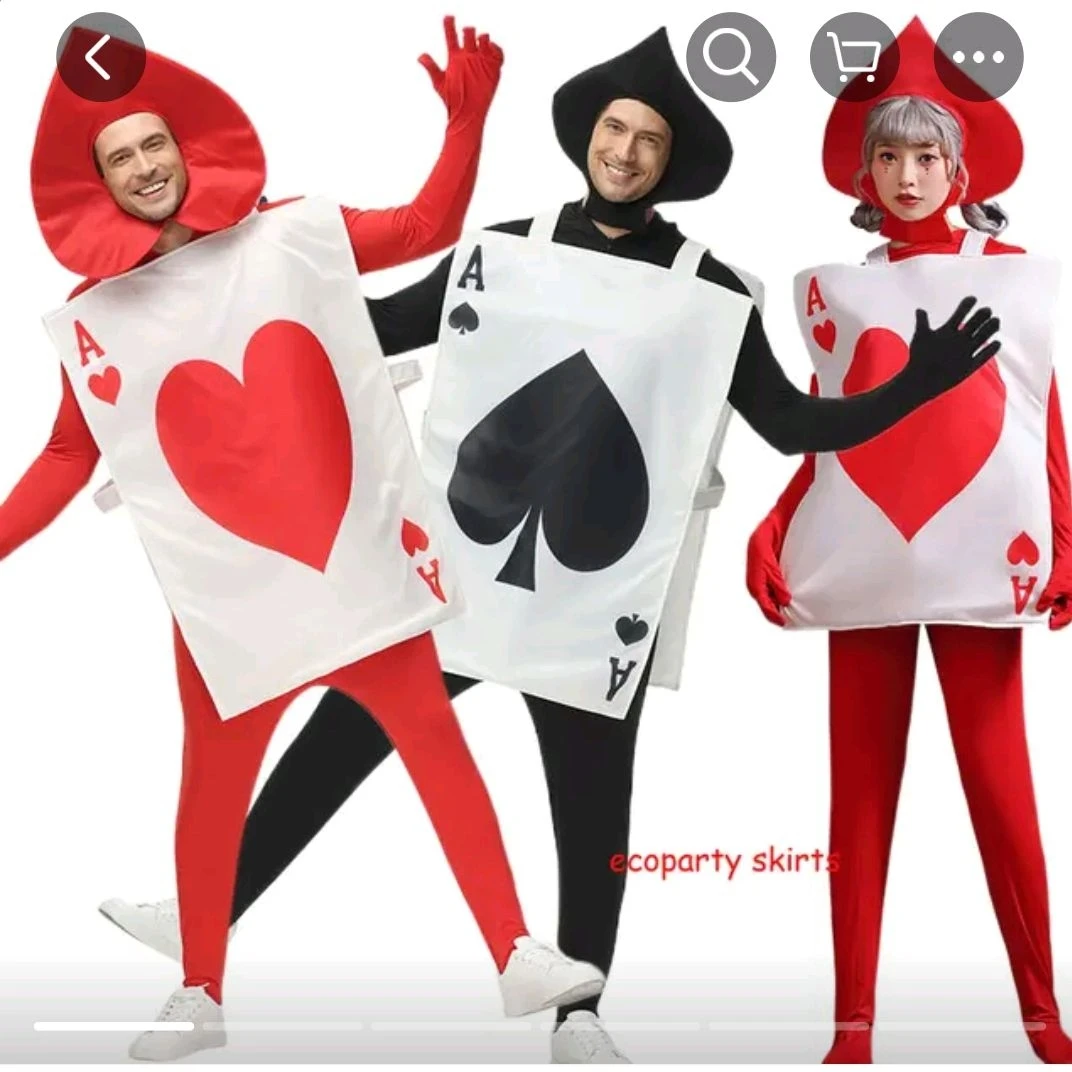 Хэллоуин Игральные карты Сердце Костюм Взрослых Детей Алиса в Стране Чудес Сценический Костюм Костюм
Хэллоуин Игральные карты Сердце Костюм Взрослых Детей Алиса в Стране Чудес Сценический Костюм Костюм