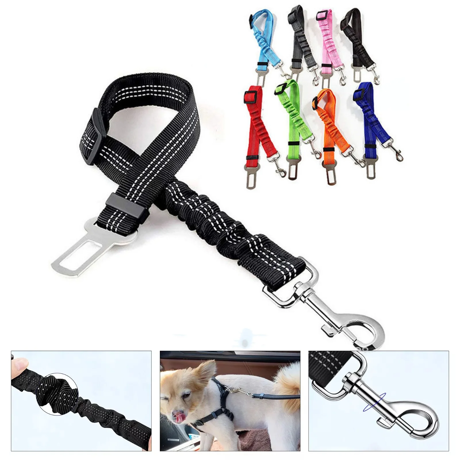 Top-grade Pet Car Safety Belt Dogs Cats Safety Belt Reflective Line Adjustable Seat Belt Length Suitable Any Dog Traction Collar
Top-grade Pet Car Safety Belt Dogs Cats Safety Belt Reflective Line Adjustable Seat Belt Length Suitable Any Dog Traction Collar
