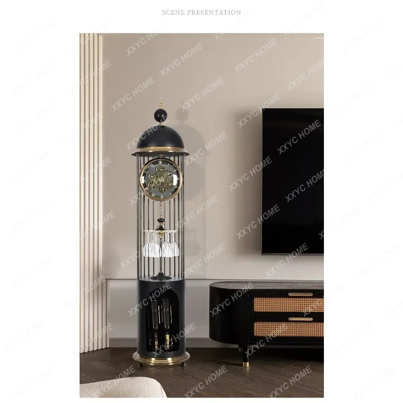 YDZ floor clock living room Chinese-style retro villa large ornament vertical clock creativity
YDZ floor clock living room Chinese-style retro villa large ornament vertical clock creativity