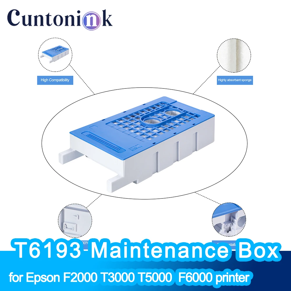 T6193 Коробка для обслуживания принтера Epson F2000 T3000 T5000 F6000 F6370 F9470 F9470H F6300 F9400 F6360 F9460 F9460H F9400H
T6193 Коробка для обслуживания принтера Epson F2000 T3000 T5000 F6000 F6370 F9470 F9470H F6300 F9400 F6360 F9460 F9460H F9400H