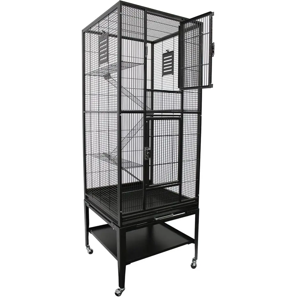 60 Tall Spacious Metal Pet Cage for Sugar Gliders, Squirrels, Marmosets & Small Animals
60 Tall Spacious Metal Pet Cage for Sugar Gliders, Squirrels, Marmosets & Small Animals