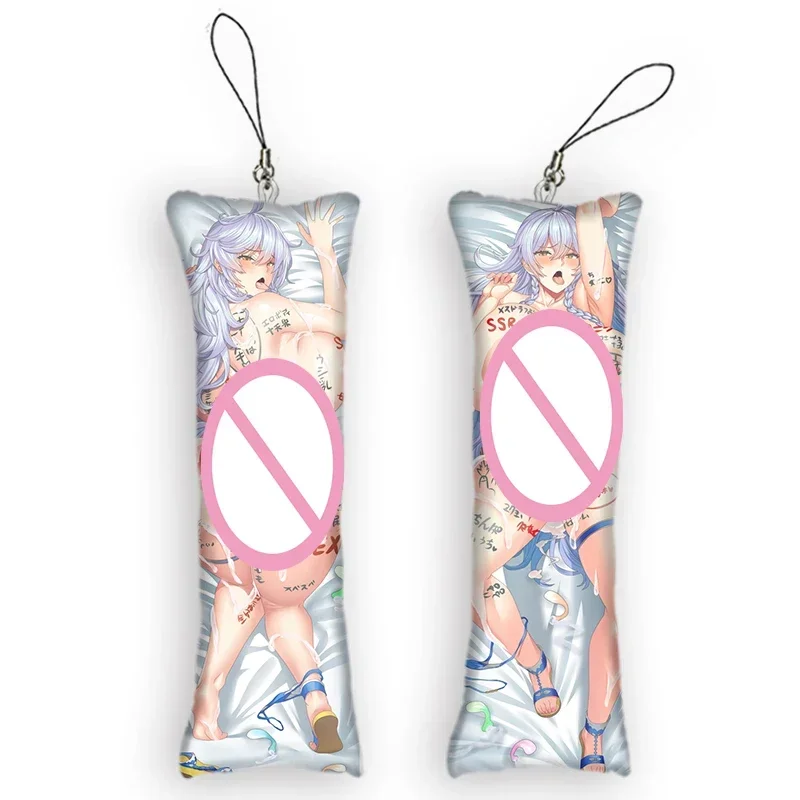 Fashion4x12cm Dakimakura Keychain Hanging Ornament Mini Key Chain Accessories Phone Strap For Game Fans
Fashion4x12cm Dakimakura Keychain Hanging Ornament Mini Key Chain Accessories Phone Strap For Game Fans