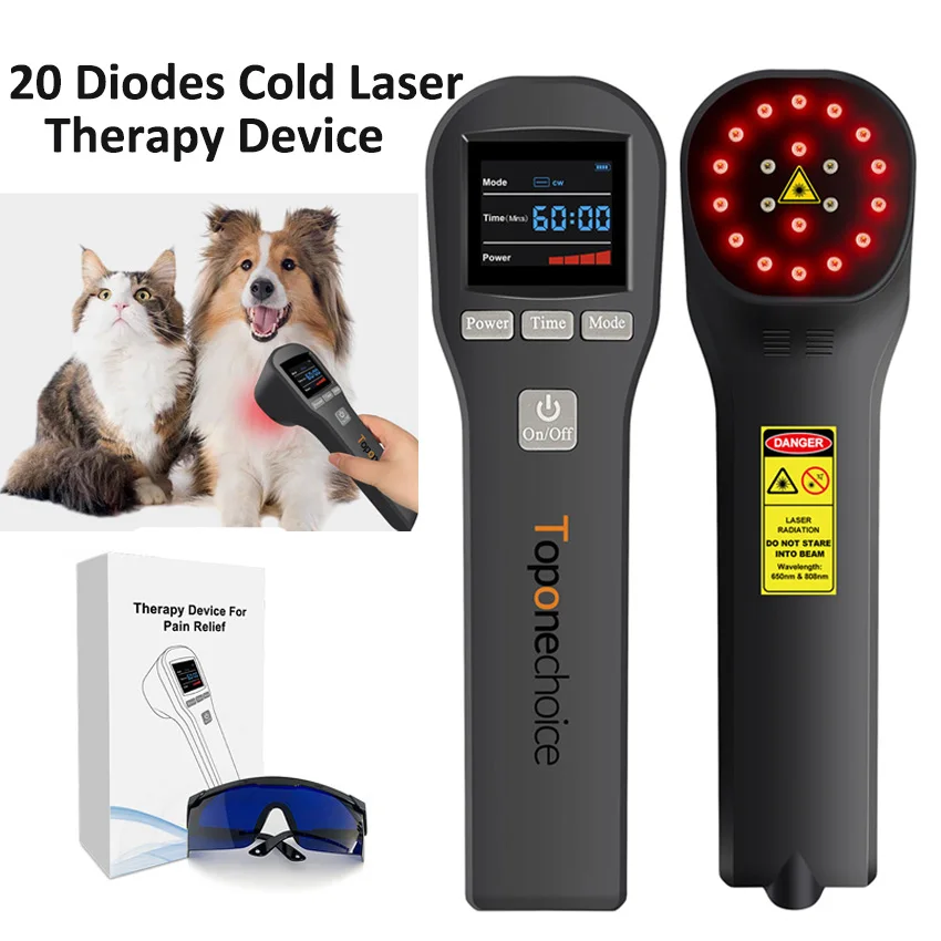 16x650nm 4x808nm Low Level Laser Therapy Device for Pain and Inflammation Red Light Treatment for Humans/Animals 880mW
16x650nm 4x808nm Low Level Laser Therapy Device for Pain and Inflammation Red Light Treatment for Humans/Animals 880mW