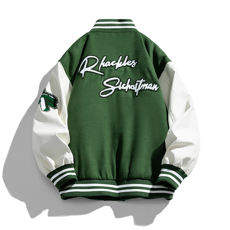 Новая белая пуховая куртка 2026 года, свободного кроя, в стиле BF, с вышивкой букв, двухцветная, бейсбольная, для пар, модная, из полиэфирного волокна
Новая белая пуховая куртка 2026 года, свободного кроя, в стиле BF, с вышивкой букв, двухцветная, бейсбольная, для пар, модная, из полиэфирного волокна