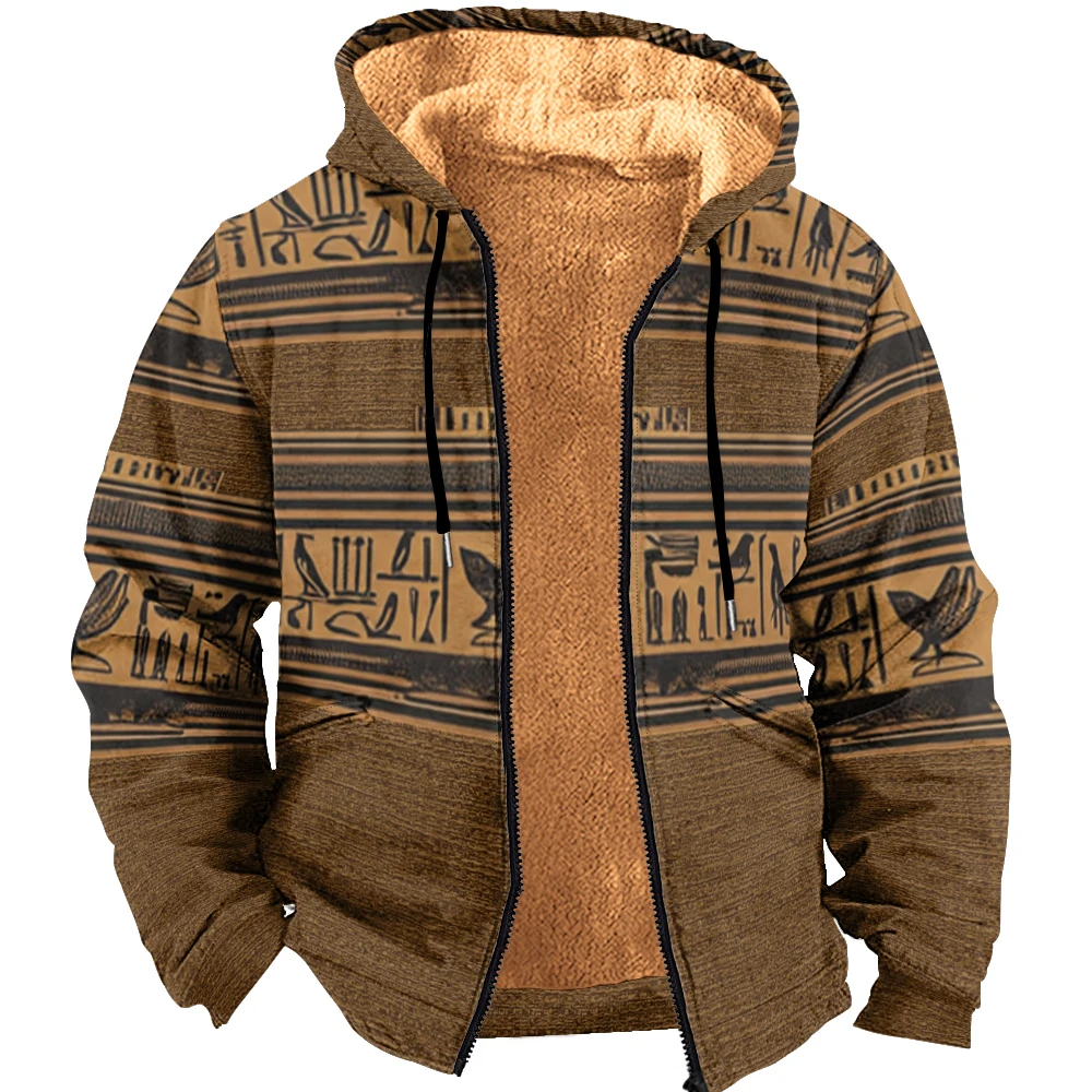 Men Casual Coffee Hooded Jacket with Sherpa Lining, Warmth for Autumn and Winter, S-4XL Sizes Available Men's Winter Clothes
Men Casual Coffee Hooded Jacket with Sherpa Lining, Warmth for Autumn and Winter, S-4XL Sizes Available Men's Winter Clothes