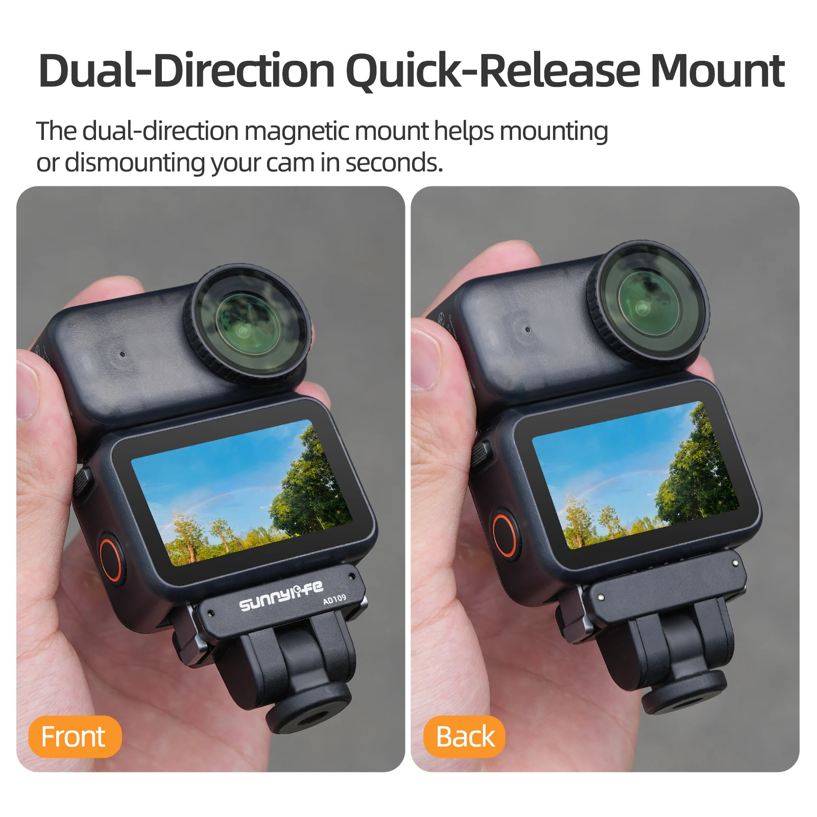 Dual-Direction Magnetic Adapter for DJI OSMO Nano 1/4" Extension Piece Adjustable Rotating Quick-Release Plate Camera Accessory
Dual-Direction Magnetic Adapter for DJI OSMO Nano 1/4" Extension Piece Adjustable Rotating Quick-Release Plate Camera Accessory