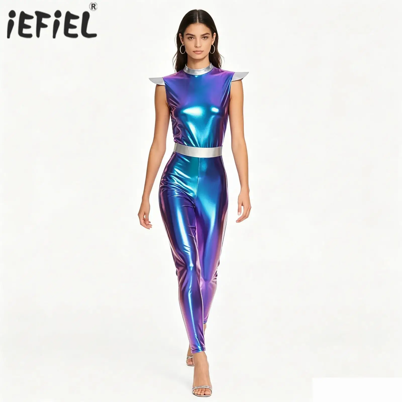 Womens Astronaut Alien Outer Space Cosplay Costume Long Sleeves High Waist Long Jumpsuit Outer Space Cutie Costume Robot Costume
Womens Astronaut Alien Outer Space Cosplay Costume Long Sleeves High Waist Long Jumpsuit Outer Space Cutie Costume Robot Costume