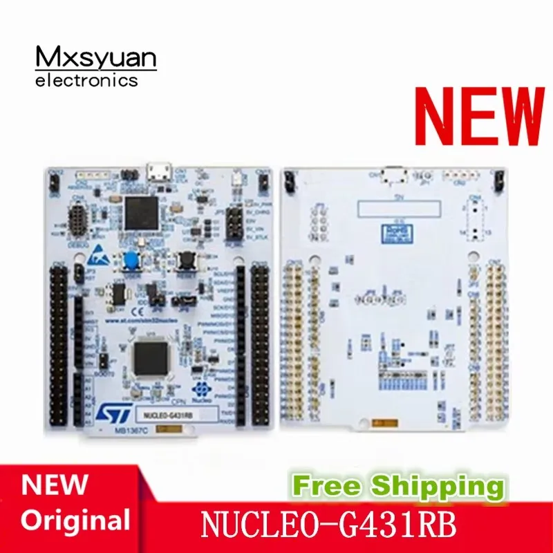 1pcs 100% New original NUCLEO-G431RB STM32G431RBT6 STM32 Nucleo-64 Development board
1pcs 100% New original NUCLEO-G431RB STM32G431RBT6 STM32 Nucleo-64 Development board