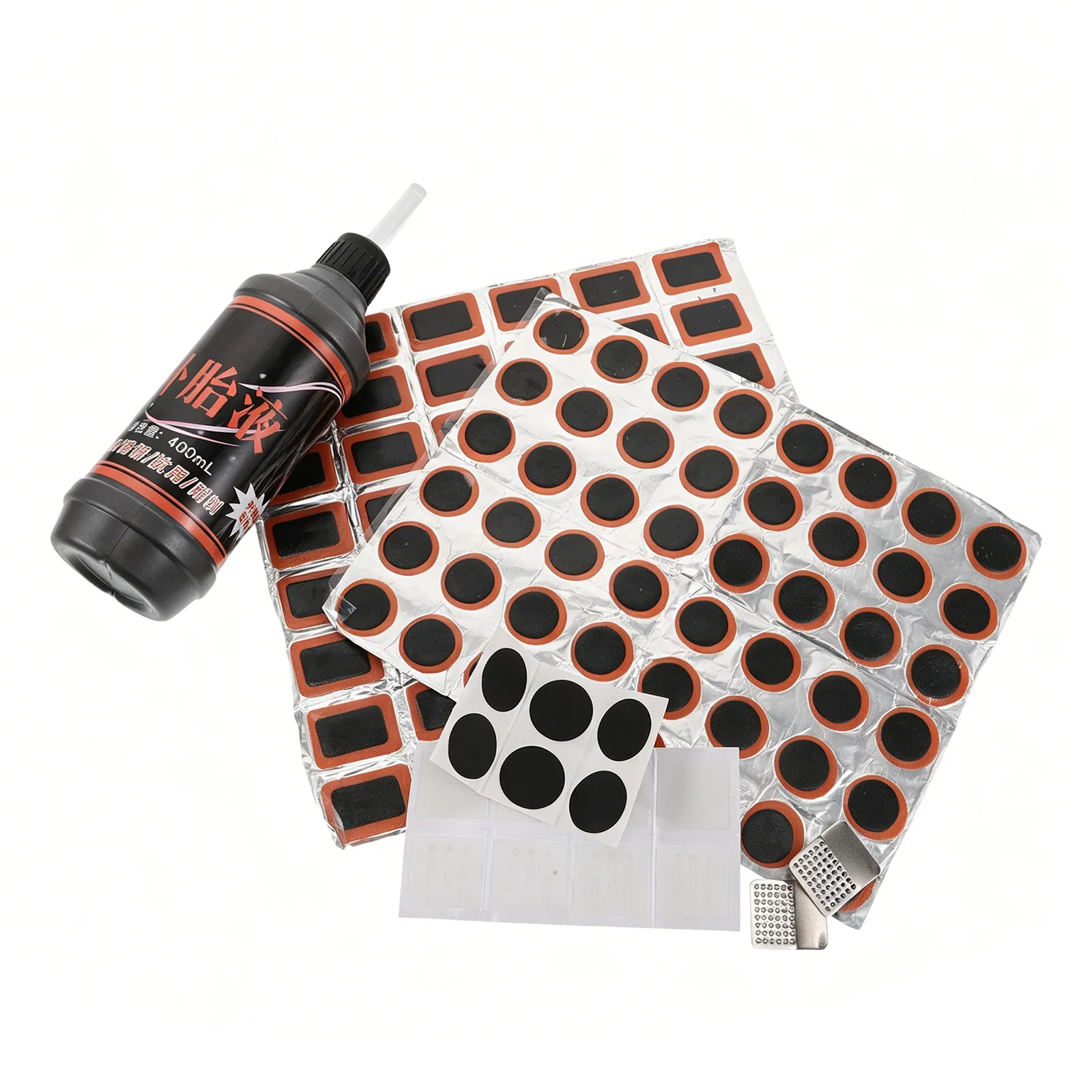 1Set Bicycle Tire Tube Repair Kits Complete Patch Kit for Road Mountain Bike Inner Tube Puncture Repair Cycling Tire Patch Kit
1Set Bicycle Tire Tube Repair Kits Complete Patch Kit for Road Mountain Bike Inner Tube Puncture Repair Cycling Tire Patch Kit