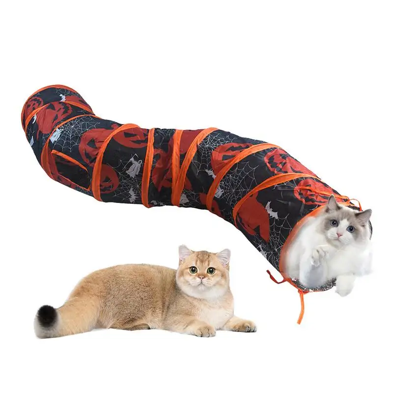 Cat Play Tube Scary Cat Foldable S-Shaped Tubes Toy Enrichment Game Maze Pet House Exercise Supplies Training Play Game For Bunn
Cat Play Tube Scary Cat Foldable S-Shaped Tubes Toy Enrichment Game Maze Pet House Exercise Supplies Training Play Game For Bunn