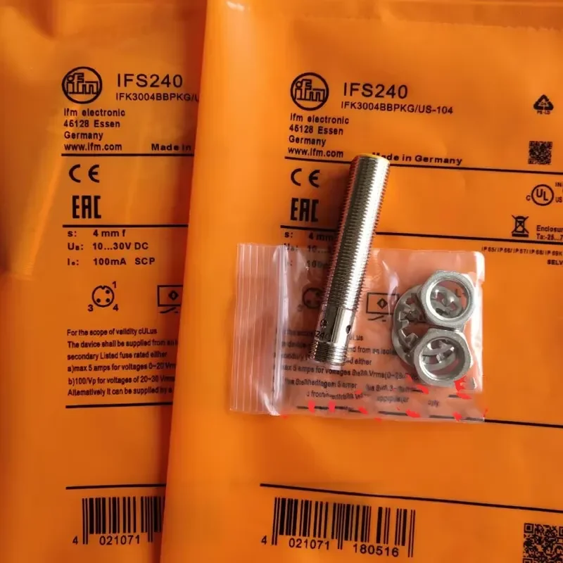 Brand New Ready Stock Brand New IFS240 Proximity Switch Sensor New One for Plc
Brand New Ready Stock Brand New IFS240 Proximity Switch Sensor New One for Plc