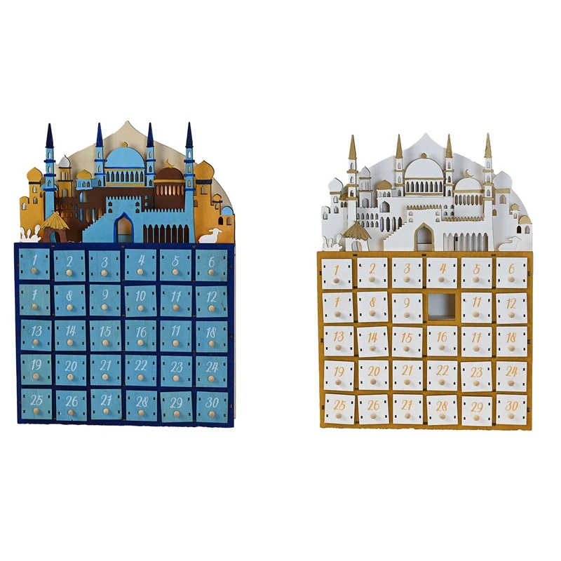 LED Illuminating Eid Ramadans Countdown Calendar With 30 Small Drawers For Muslims Islamics Festivals Party Decors
LED Illuminating Eid Ramadans Countdown Calendar With 30 Small Drawers For Muslims Islamics Festivals Party Decors