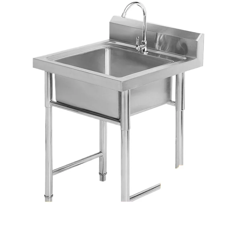 304 double slot bracket sink home wash basin with stainless steel single slot dishwashing kitchen vegetable basin water eyes 
304 double slot bracket sink home wash basin with stainless steel single slot dishwashing kitchen vegetable basin water eyes